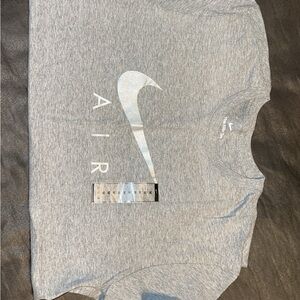 Nike Air Heather Gray Tee Mens med